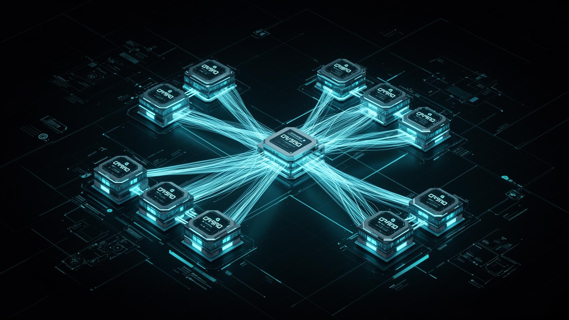 GPU cluster topology